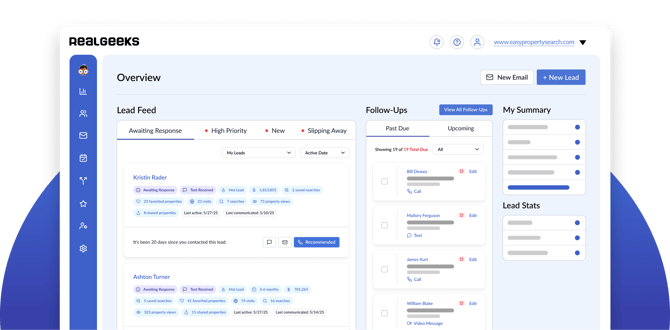 Real Geeks Teaser Simple Lead Feed Updates July 2025