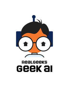 Real Geeks Geek AI Logo Black