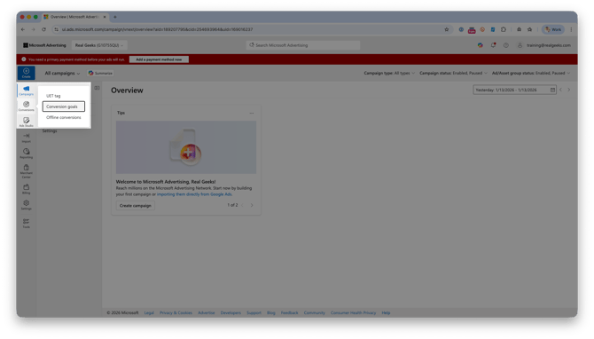 bing-conversion-goals-setup