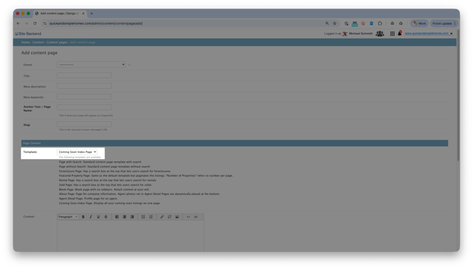 coming-soon-index-template