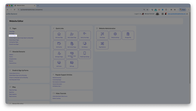 content-pages-editor