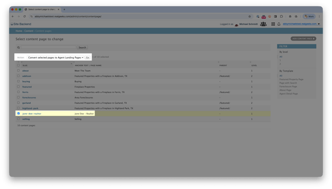 convert-action-agent-landing-page