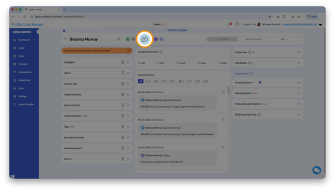 crm-live-chat-profile-page