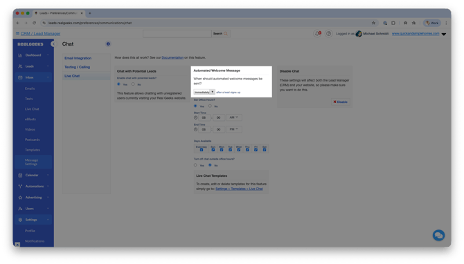 crm-live-chats-automated-timing