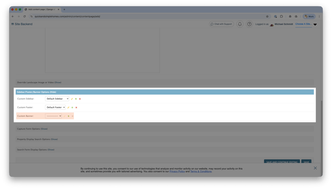 custom-website-banner-menu