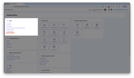 dynamic-area-page-editor