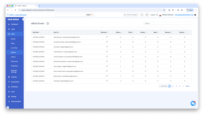 eblast-reporting