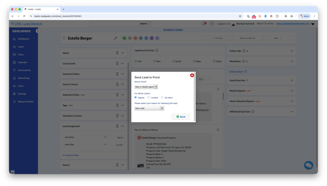 lead-pond-send-to-pond-details