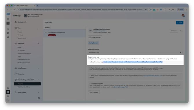 meta-domain-verify-meta-tag