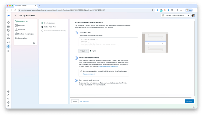 meta-pixel-installation-copy-code