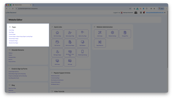 website-editor-pages