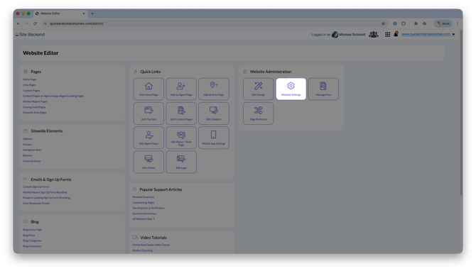 website-settings-select