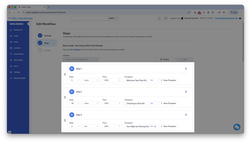 Complete Guide to Texting Through the Real Geeks CRM