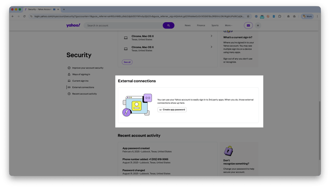 yahoo-create-app-password