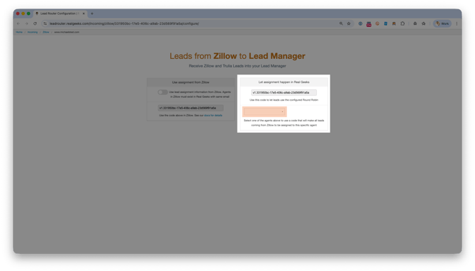 zillow-assign-to-agent